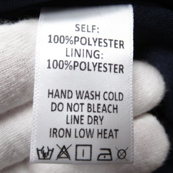 Anthropologie Flat White Short-Sleeve Sequin Stripe Midi Dress Navy S - Picture 10 of 11